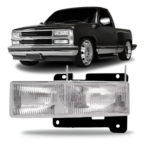 Farol Silverado 1993 94 95 96 97 98 99 A 2001 Superior