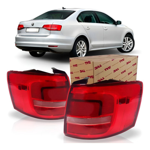 Lanterna Traseira Jetta 2016 2017 Canto Marca Tyc