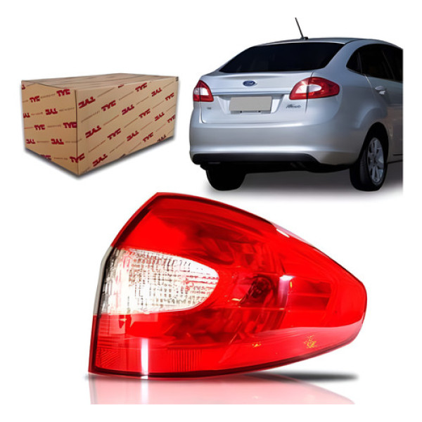 Lanterna Fiesta Sedan 2012 2013 2014 Mexicano Tyc Ld