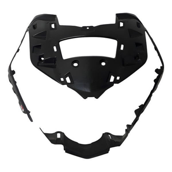 Carenagem Frontal Farol Elite 125 25/25 Orig Quebrada 56344 Preto