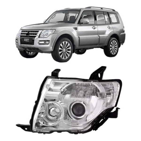 Farol Pajero Full 2008 2009 2010 2011 2012 2013 2014 Manual