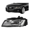 Farol Audi A5 2009 10 2011 Elétrico Com Led Xénon Depo Esq Esquerdo/motorista