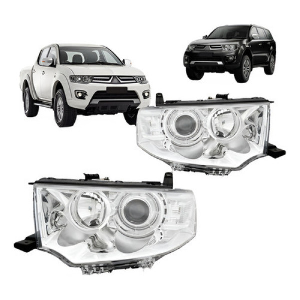 Par Farol Para Mitsubishi Pajero Dakar 2009 10 11 12 2013