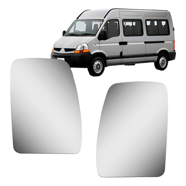 Par Lente Retrovisor Master 03 A 2012 Superior C/ Aquecedor