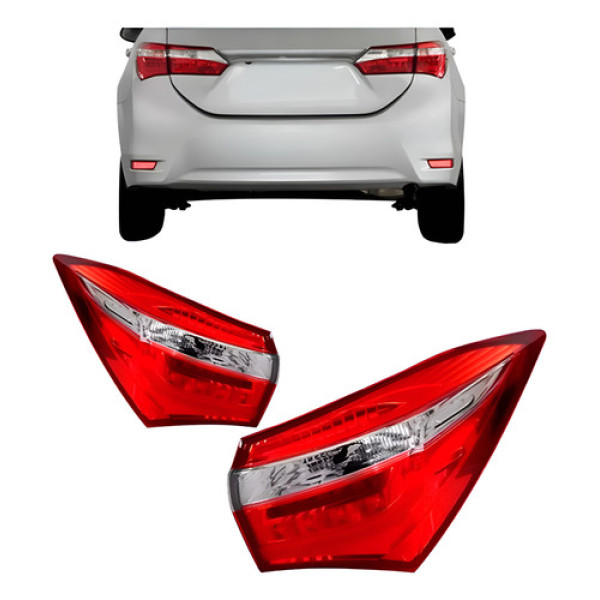Sinaleira Traseira Corolla 2014 2015 2016 Sem Led C/garantia