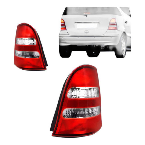 Lanterna Traseira Mb Classe A 2003 2004 2005 Bicolor Depo