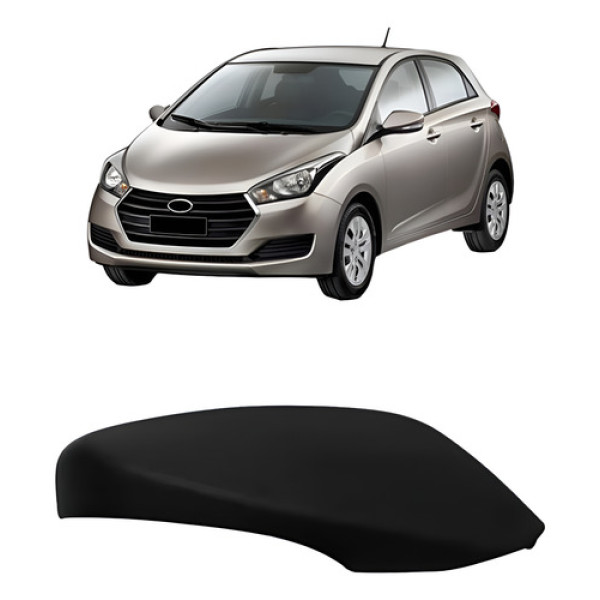 Capa Retrovisor Hb20 2012 2013 2014 2015 16 2017 Pisca Ld Direito - Passageiro