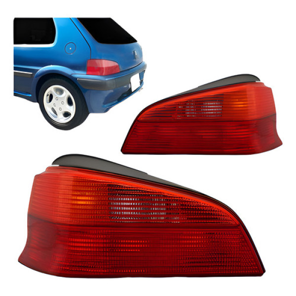 Par Lanterna Peugeot 106 1996 1997 1998 1999 2000