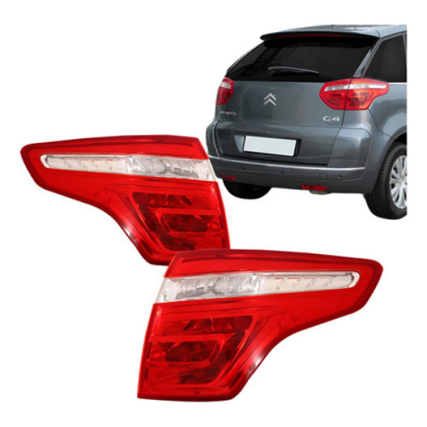 Lanterna Traseira Citroen C4 Picasso 2008 2009 10 2011 2012