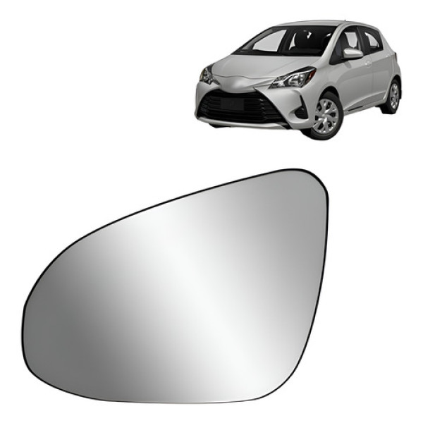 Lente Retrovisor Toyota Yaris 2018 2019 Novo