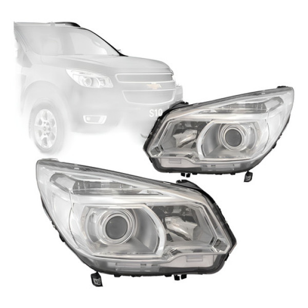Par Farol S10 Ltz Ano 2012 2013 2014 2015 2016 Ambos Lados