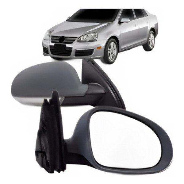 Jogo Retrovisor Jetta 07 08 09 10 Elétrico C/ Seta Retráti