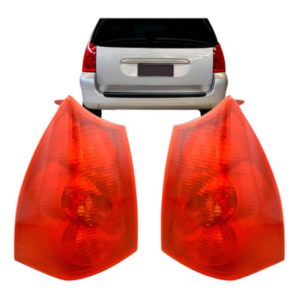 Jogo Sinaleira Traseira Peugeot 307 Sw 2002 2003 2004 05 200