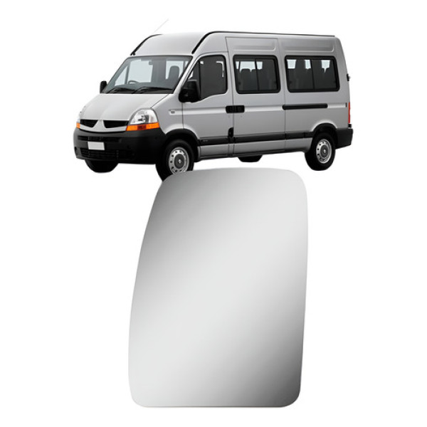 Lente Retrovisor Master 2003 A 2012 Superior C/ Aquecedor