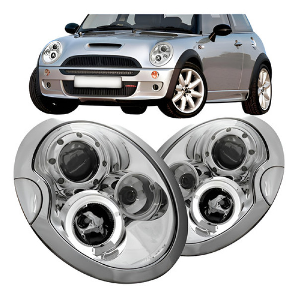 Par Farol Mini Cooper 2001 A 2004 Eletrico Tyc
