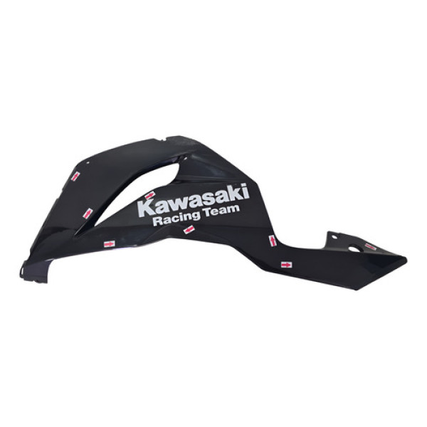 Carenagem Spoiler Esq Kawasaki Zx6 19/24 Orig Quebrado 55251 Preto