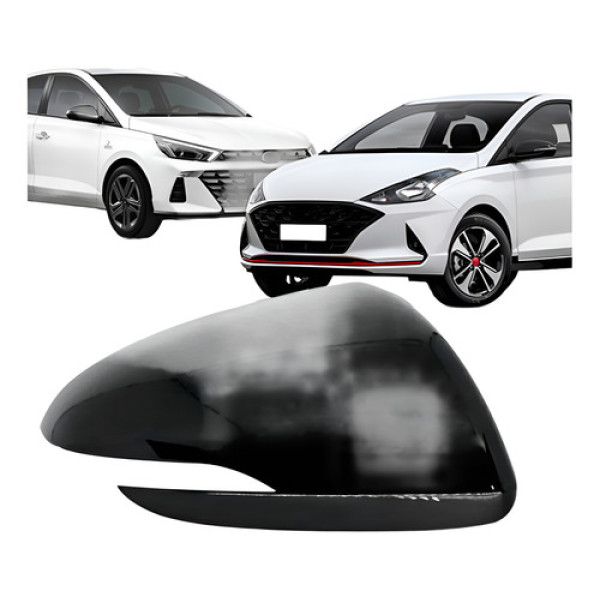 Capa Retrovisor Hb20 Com Furo Pisca  2020 A 2023