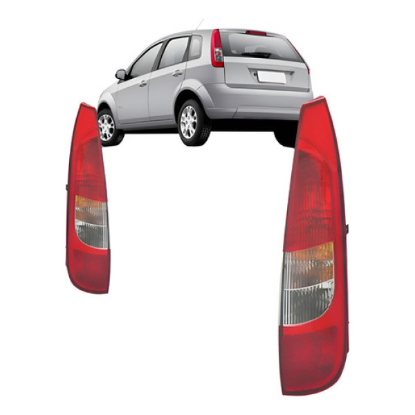 Lanterna Traseira Fiesta Amazon 2003 2004 2005 A 2007 Hatch