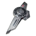 Emblema Tanque Dir Harley Davidson Fat Boy 107 Detalhe 56147 Prateado