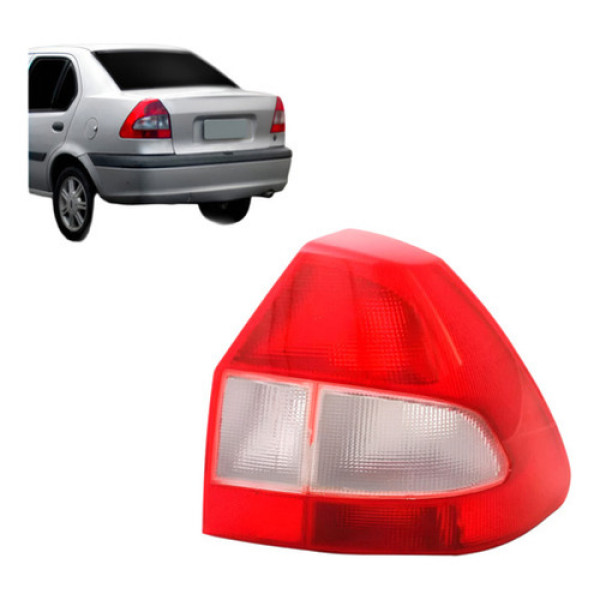 Lanterna Traseira Fiesta Sedan 2001 2002 2003 Bicolor