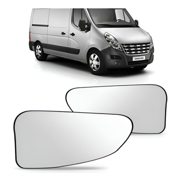 Par Lente Retrovisor Lateral Renault Master 13 Á 18 Inferio