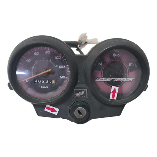 Painel Honda Cg 125 Fan 09/13 Paralelo Detalhes 61457 Preto