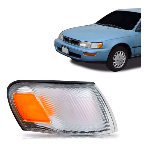Pisca Seta Lanterna Dianteira Corolla 1993 1994 1995 Transparente