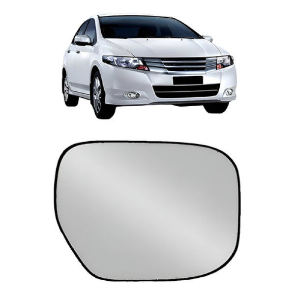 Lente Retrovisor Subconjunto Para Honda City 2009 A 2014