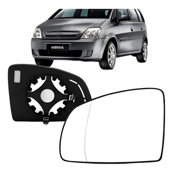 Lente Retrovisor Meriva 2003 A 2012 Térmico Modelo Original