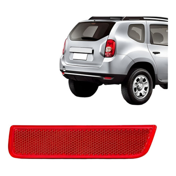 Refletor Parachoque Traseiro Duster 2010 2011 2012 2013 2014