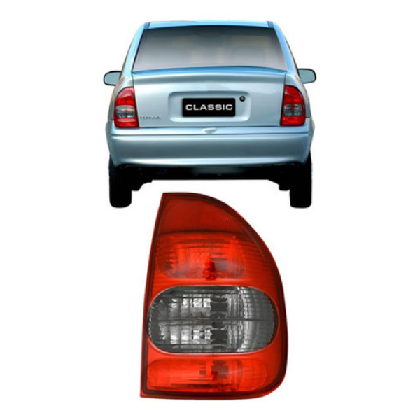 Lanterna Traseira Corsa Sedan Classic 2000/2009 Fume Oferta