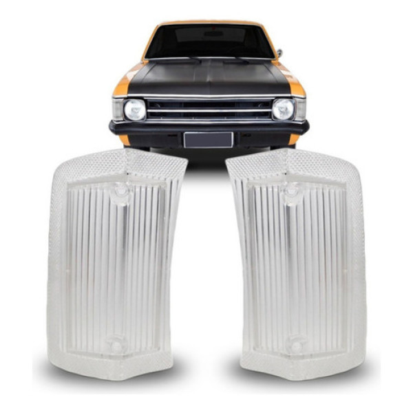 Lente Pisca Seta Chevrolet Opala 1973 1974 Cristal