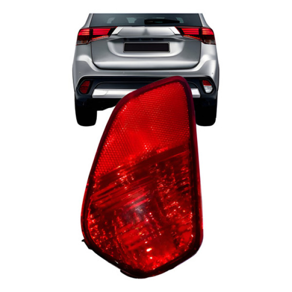Lanterna Parachoque Traseiro Outlander 2016 2017 2018 Esquerdo/motorista