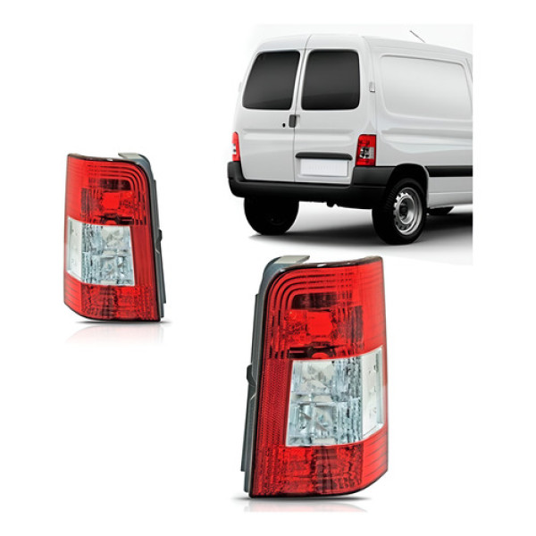 Sinaleira Traseira Berlingo 2009 2010 11 12 A  2018 Bicolor