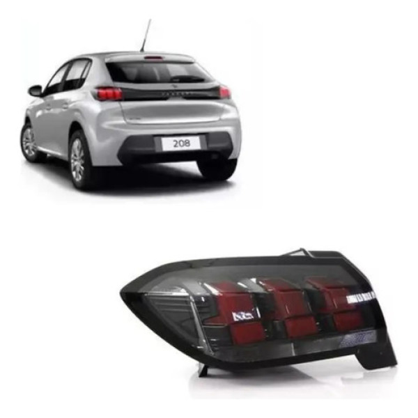 Lanterna Traseira Peugeot 208 2020 2021 2022 23 24 Esquerda