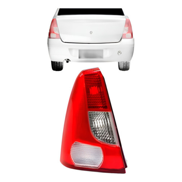 Lanterna Traseira Logan 2007 2008 2009 2010 Novo