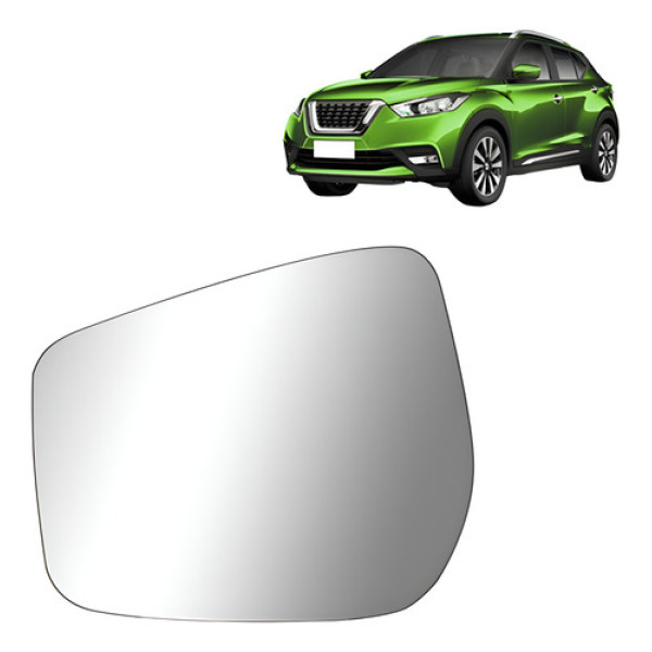 Lente Retrovisor Nissan Kicks 2017 2018 2019 Novo