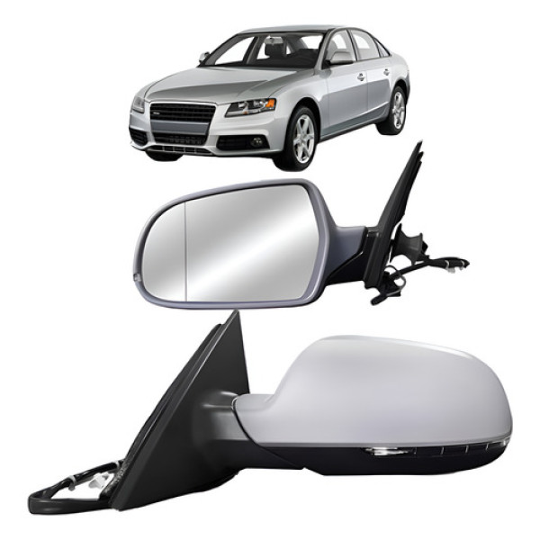 Retrovisor A4 2009 A 2012 Elétrico Retratil Com Pisca Prime