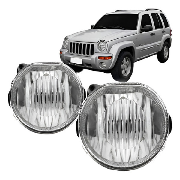 Par Farol Milha Auxiliar Para Cherokee Sport Ano 2002 03