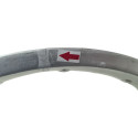 Aro Roda Traseira Three Heads 2,5x18 Detalhes 56613 Prateado