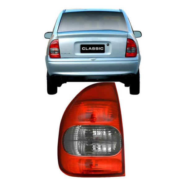 Lanterna Traseira Corsa Sedan Classic 2000-2009 Fume Oferta