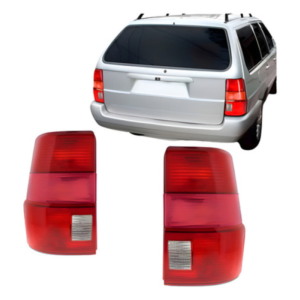 Par Lanterna Traseira Quantum 1998 1999 2000 2001 Bicolor