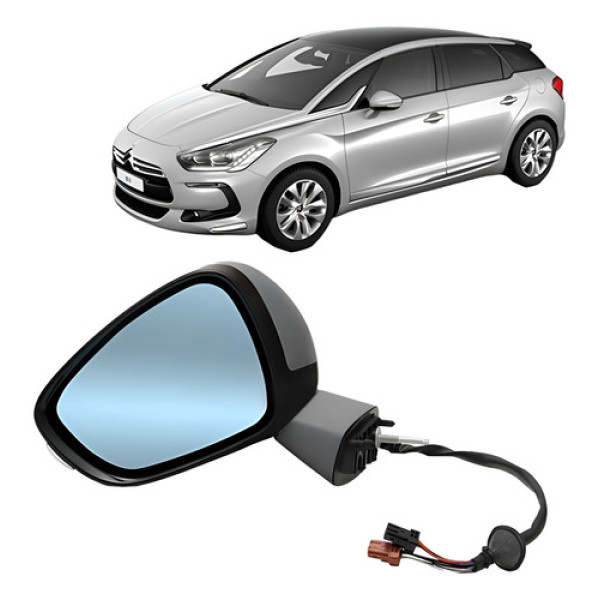 Retrovisor Citroen Ds5 1.6 Thp 2012 A 2016 Eletrico Pisca