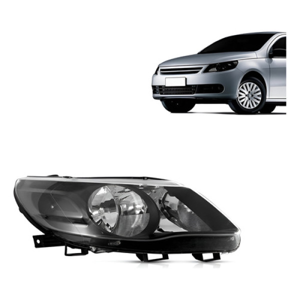 Farol Fume Escuro Foco Duplo Gol G5 2009 2010 2011 2012 Novo