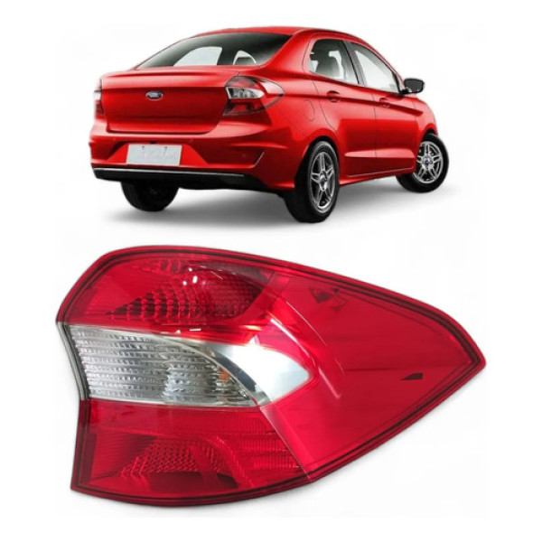 Lanterna Traseira Ford Ka+ Sedan 2019 A 2021 Cristal Lado