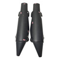 Par Protetor Escapamento Yamaha Xt 660 12/18 Detalhe 54150 Cinza-escuro