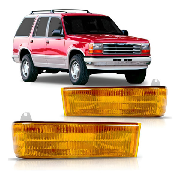 Pisca Lanterna Ford Explorer 91 92 93 94 Inferior Ambar