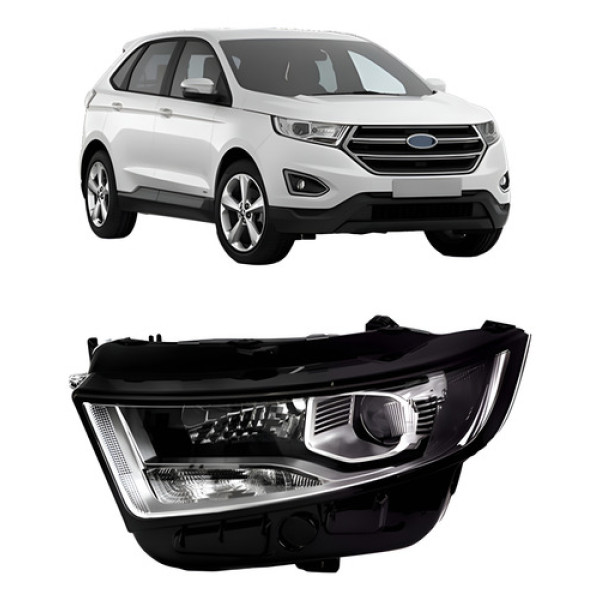 Farol Edge Elétrico Com Motor Com Projetor 2016 2017 Esquerdo/motorista