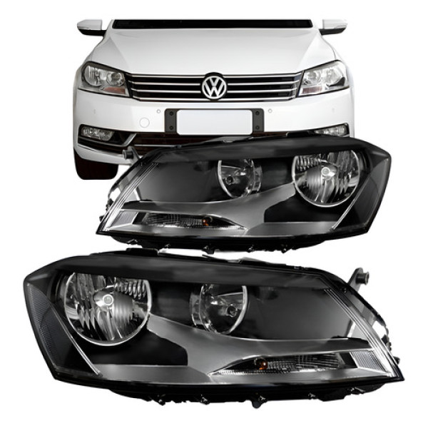 Farol Passat 2011 2012 2013 2014 Hatch E Sedan Eletrico
