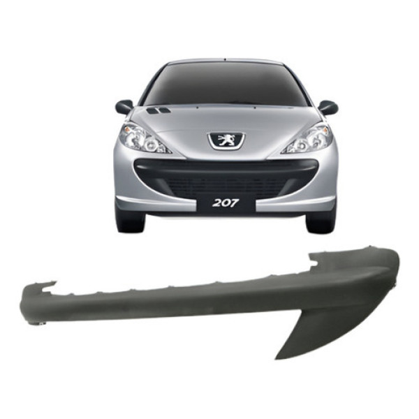 Moldura Parachoque Dianteiro Peugeot 207 08 A 2012 Sem Tampa